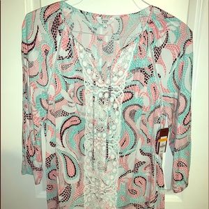 Crown & ivy blouse. Brand new with tags